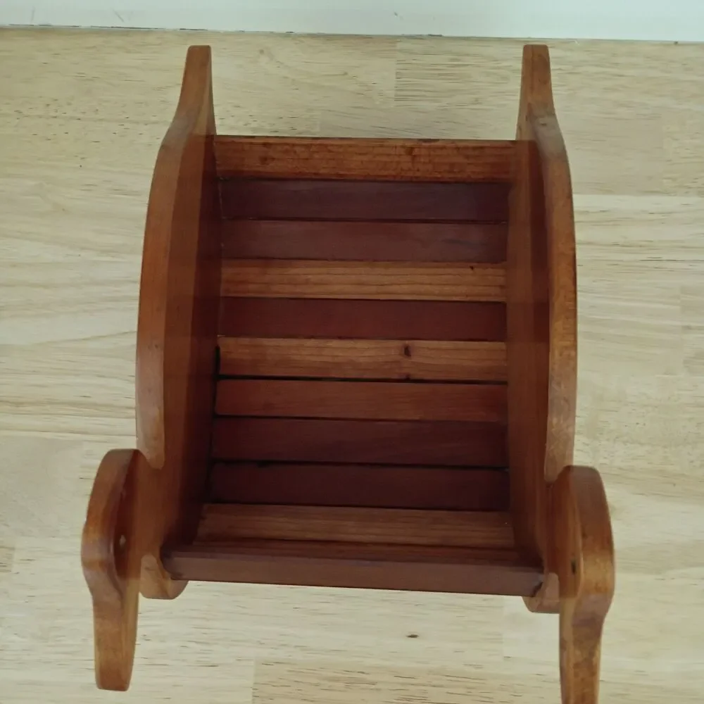 Vintage Wooden Duck Napkin Holder Versatile Farmhouse Country Decor